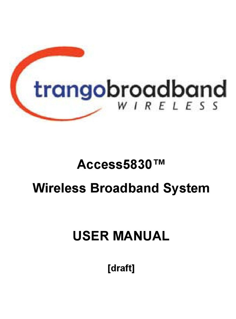 Trango brodband Access5830 user manual