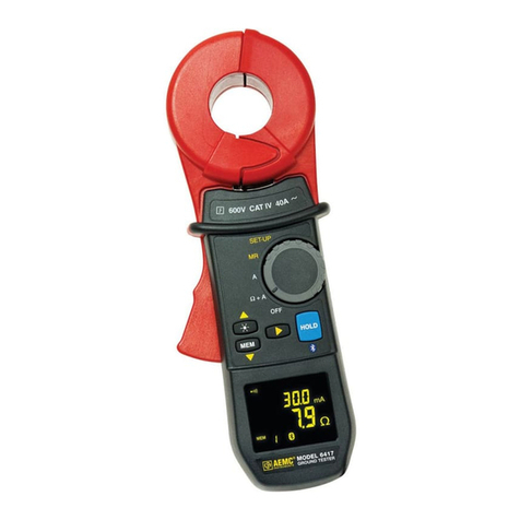 AEMC 6417 Quick start user guide