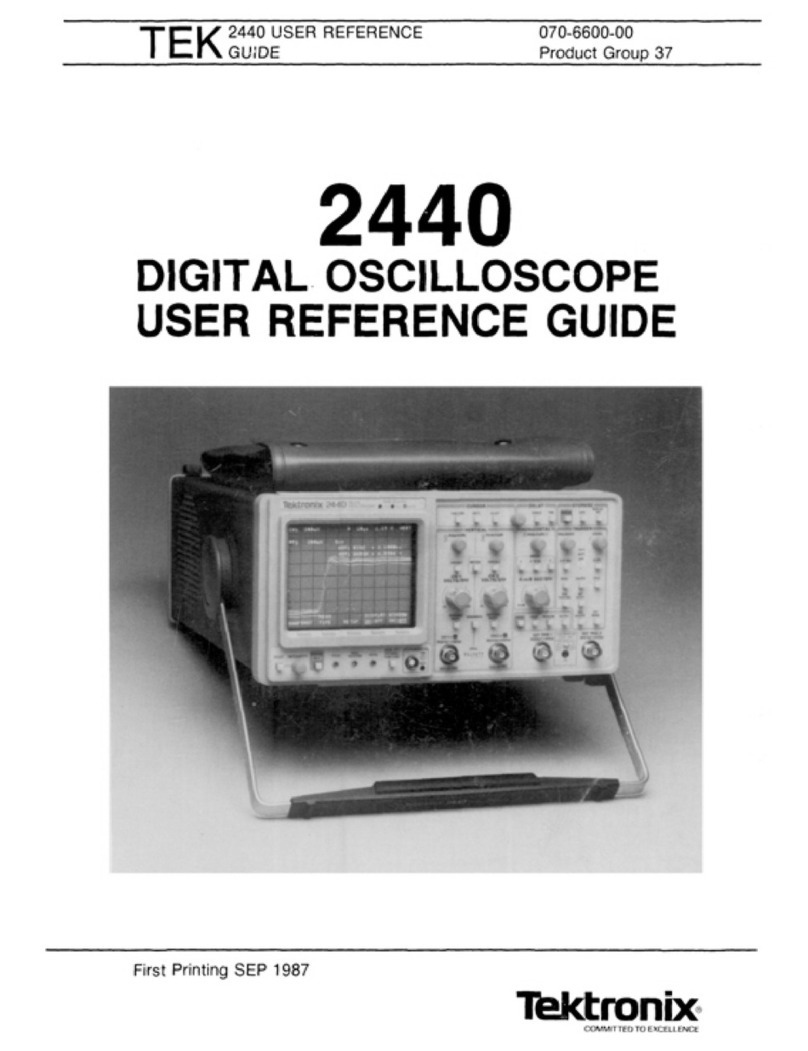 Tektronix 2440 Product information sheet