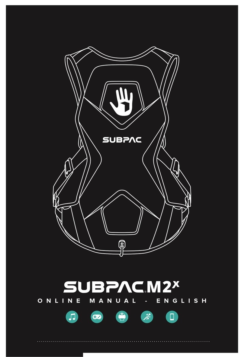 Subpac M2X manual