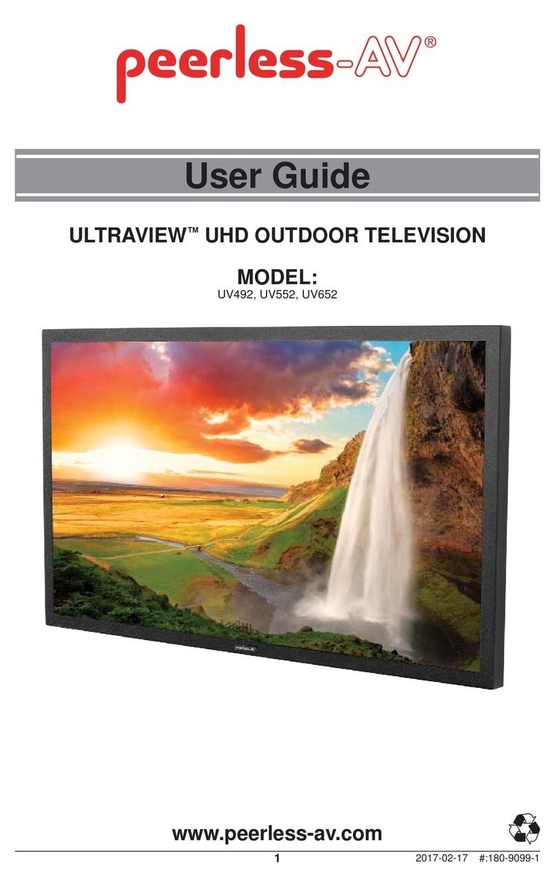 peerless-AV ULTRAVIEW UV492 User manual