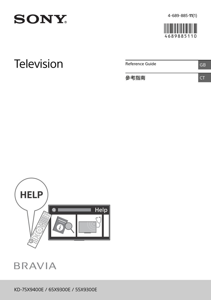 Sony BRAVIA KD-75X9400E User manual