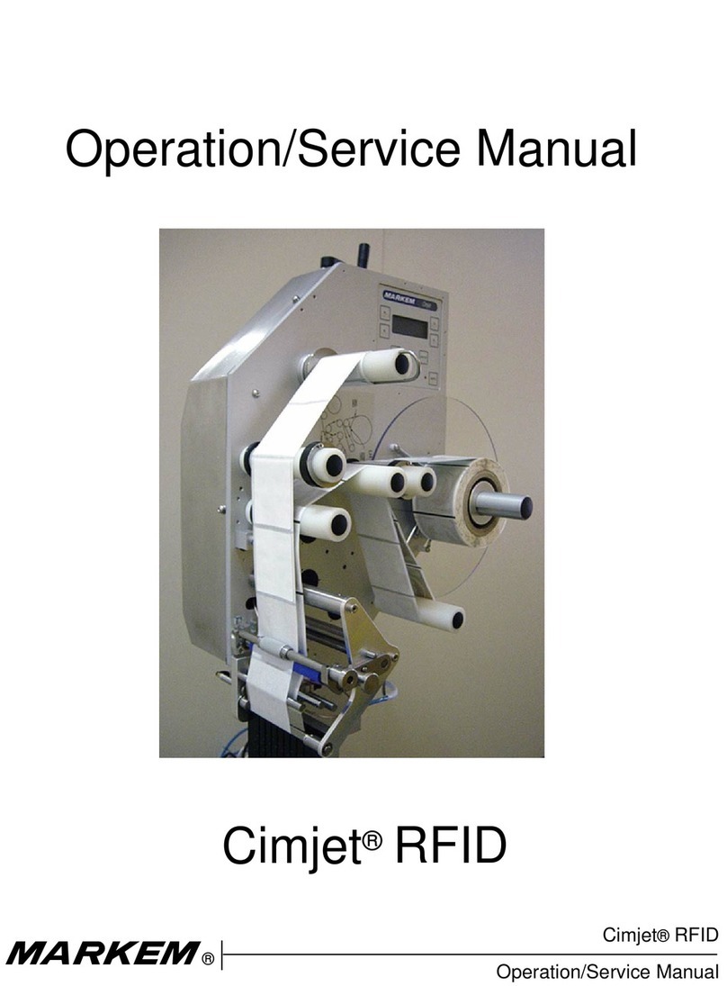 MARKEM Cimjet RFID Operation & service manual MARKEM Cimjet RFID Operation & service manual