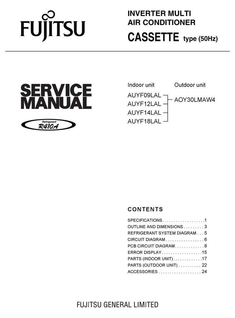 Fujitsu AUYF09LAL Service manual
