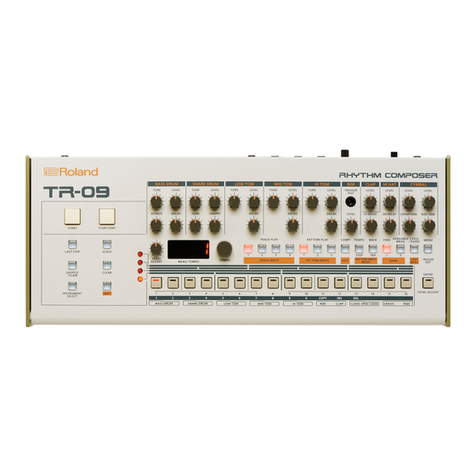 Roland Aoutique TR-09 User manual