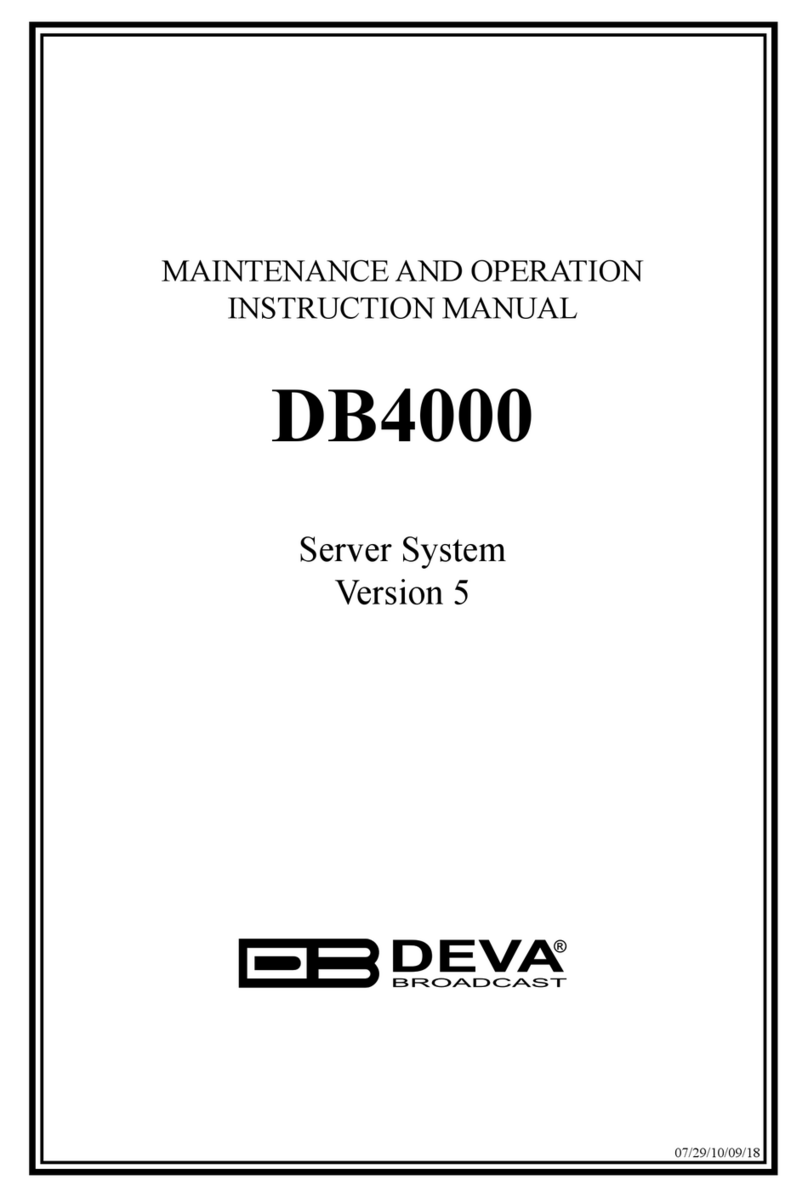 DEVA DB4000 User manual