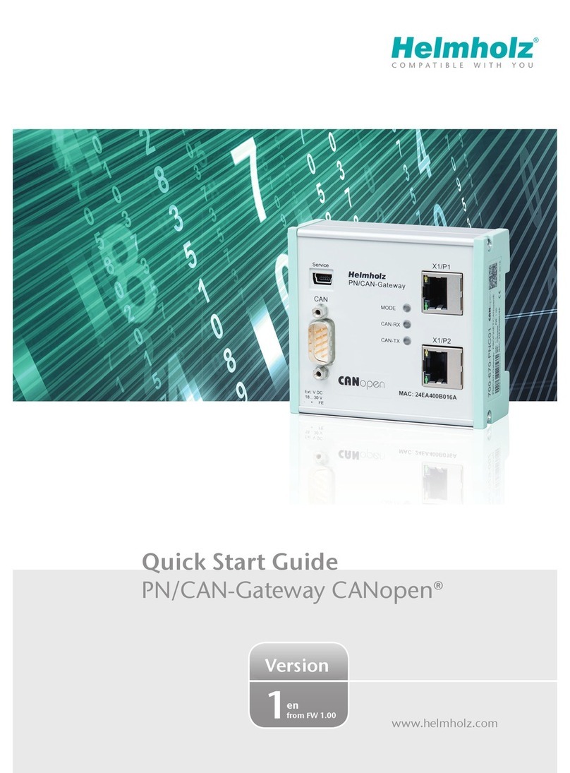 Helmholz CANopen quick start guide