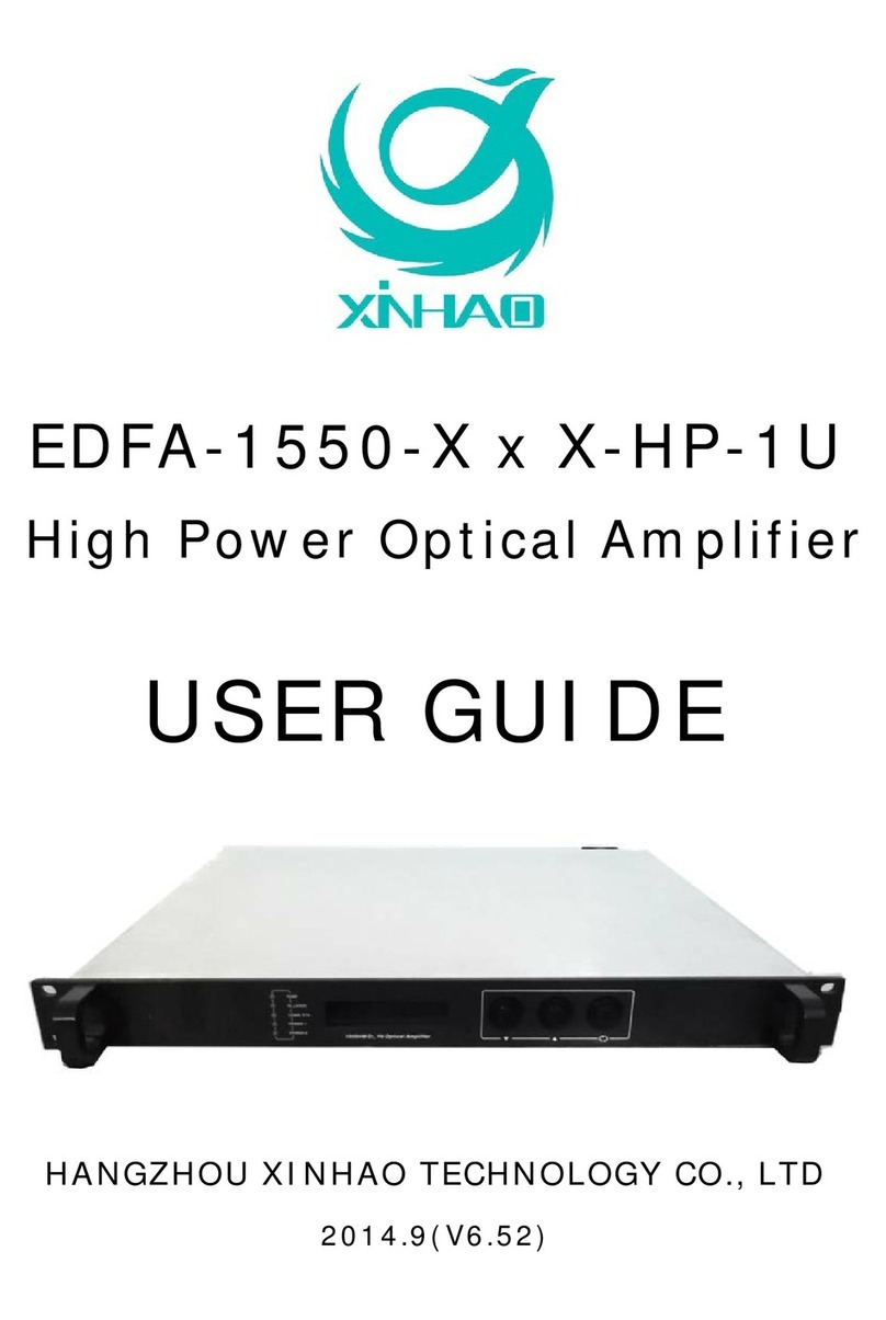 XINHAO EDFA-1550-X x X-HP-1U user guide