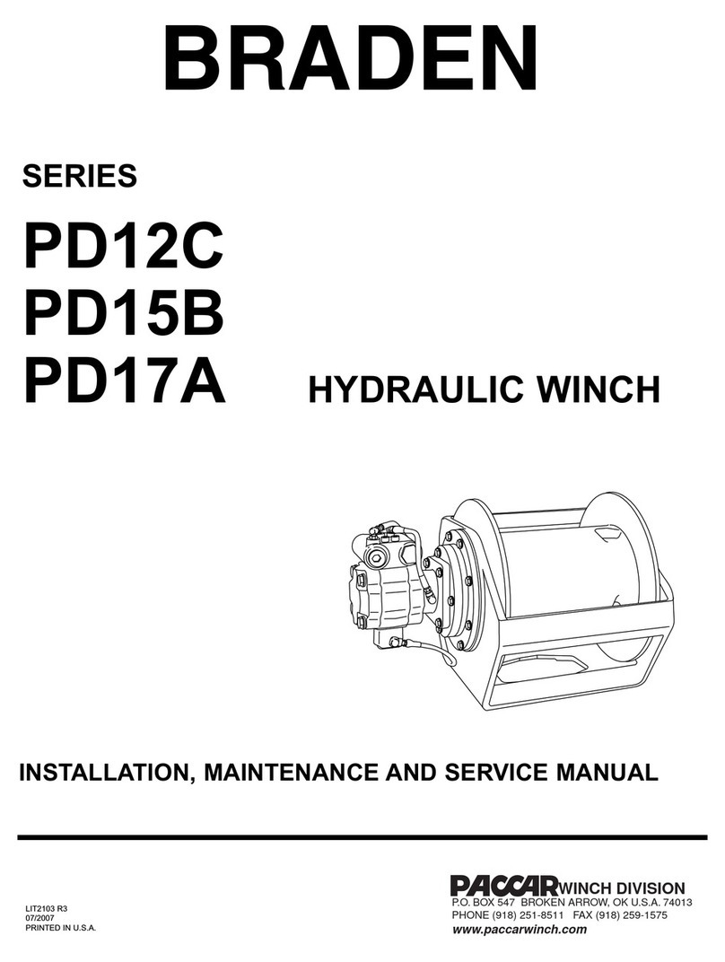 BRADEN PD12C Series Installation maintenance and service manual BRADEN PD12C Series Installation maintenance and service manual