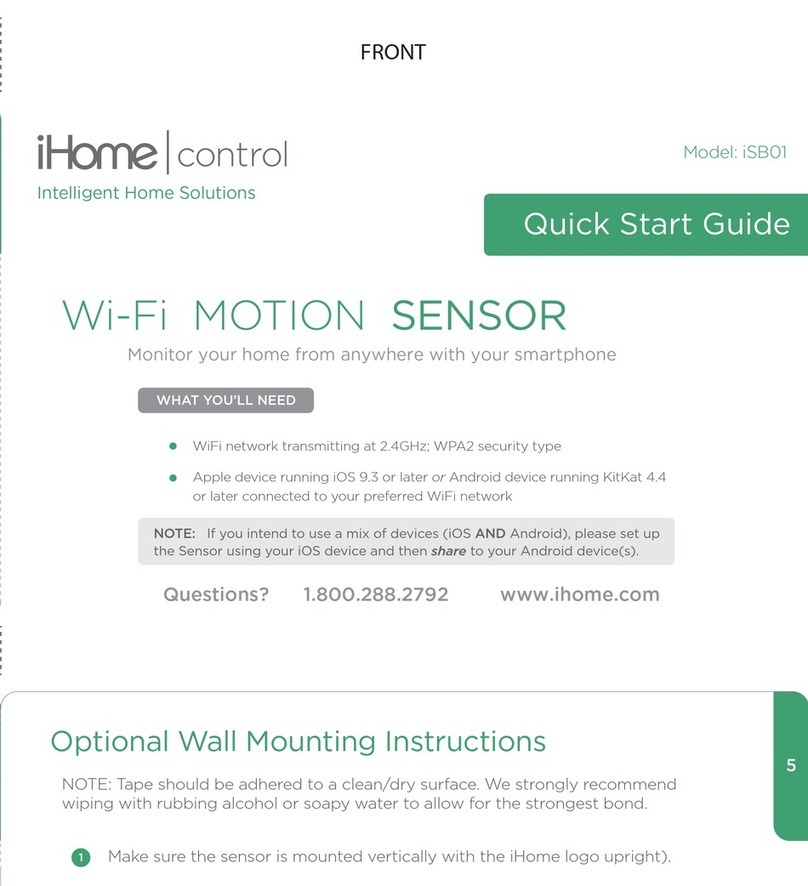 iHome iSB01 quick start guide