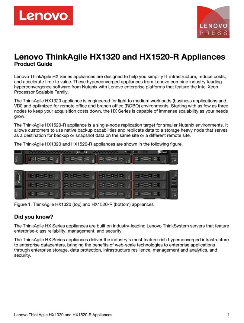 Lenovo ThinkAgile HX1320 User manual