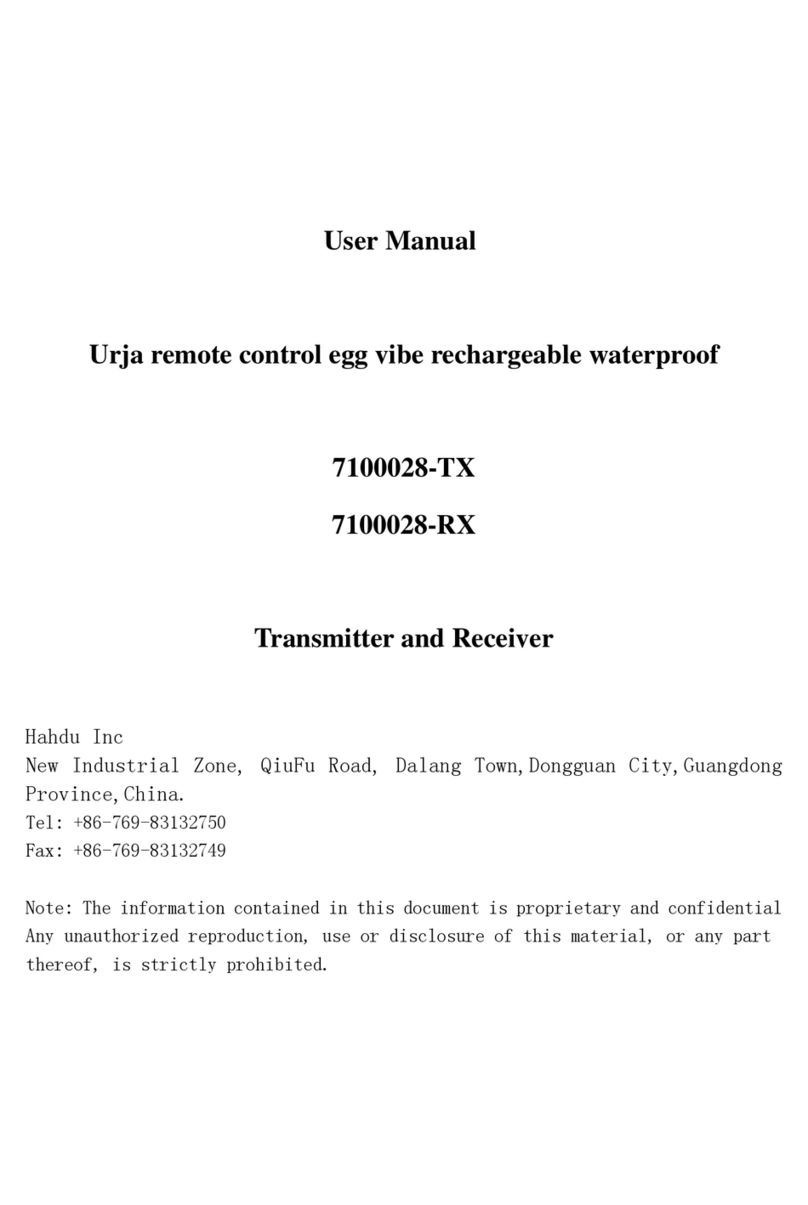 Hahdu 7100028-TX User manual
