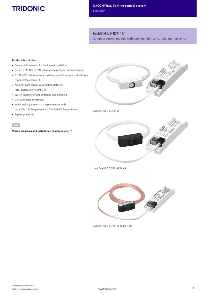 Tridonic basicDIM ILD 5DPI 14f manual