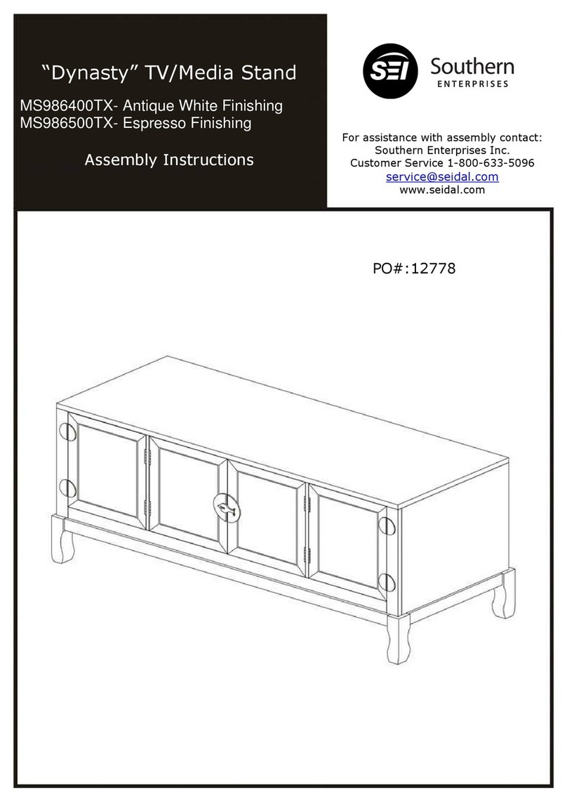 Southern Enterprises MS986400TX Assembly instructions