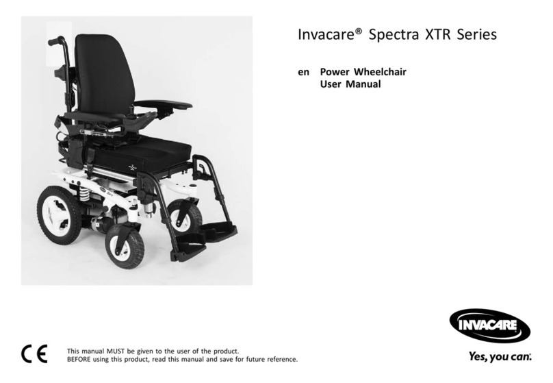 Invacare Spectra XTR series User manual