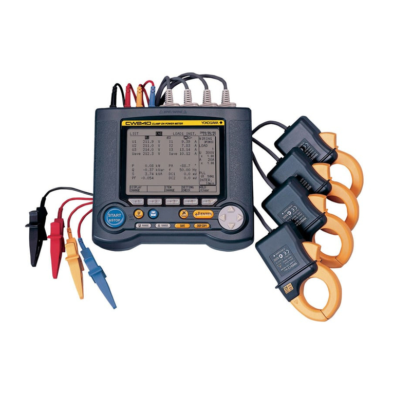 YOKOGAWA CW240 User manual