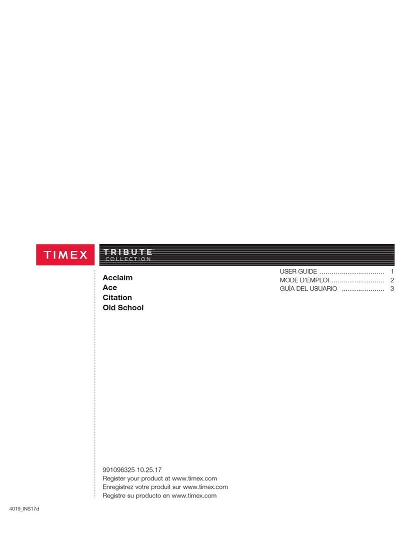 Timex Acclaim user guide