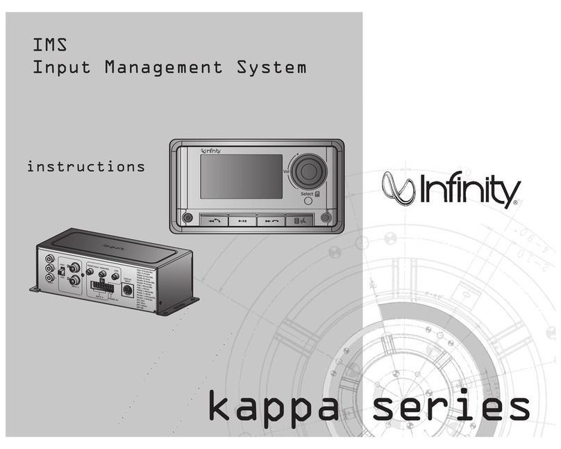 Infinity IMS instructions