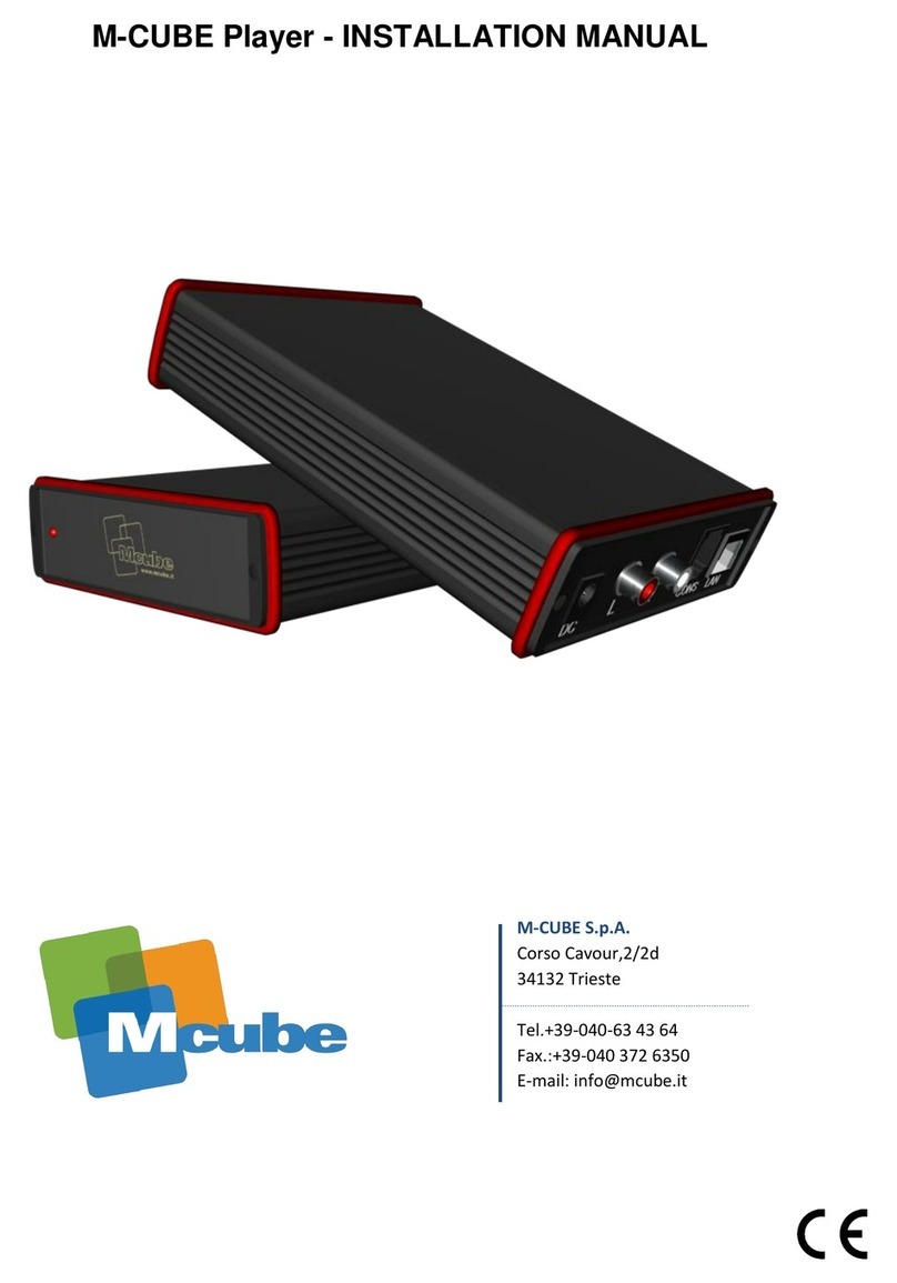 Mcube 7V2261-0 User manual