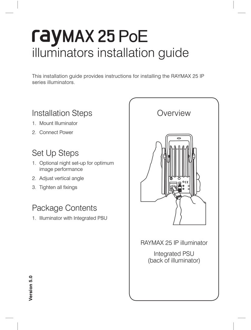 RayLED raymax 25 poe installation guide