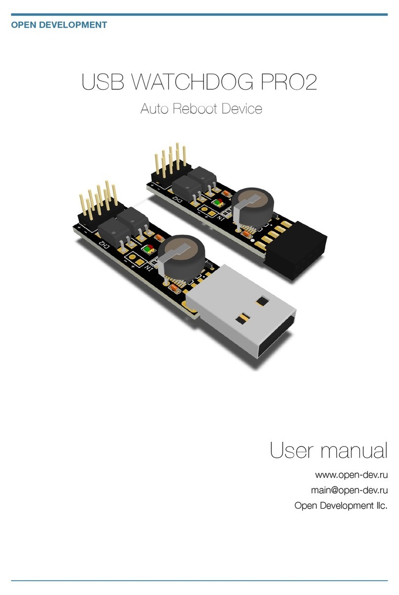 OPEN DEVELOPMENT USB PBD10 user manual
