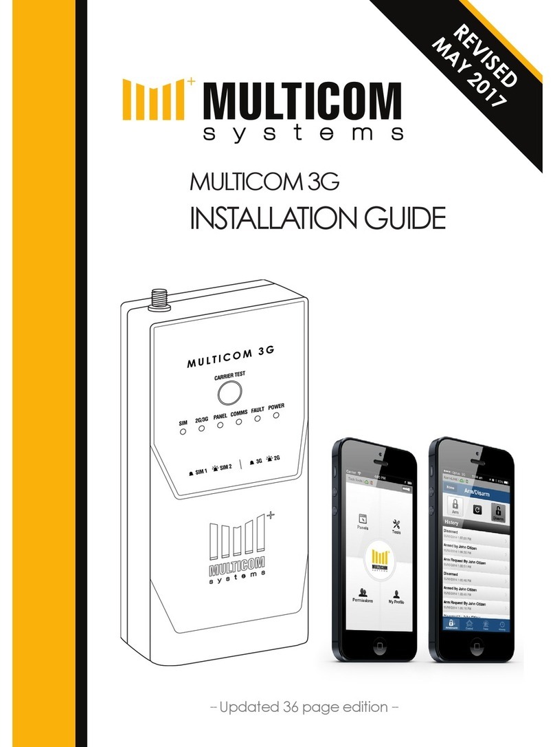 Multi-COM MULTICOM 3G installation guide