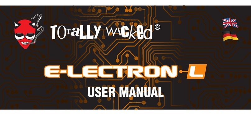 Totally Wicked e-lectron-L User manual