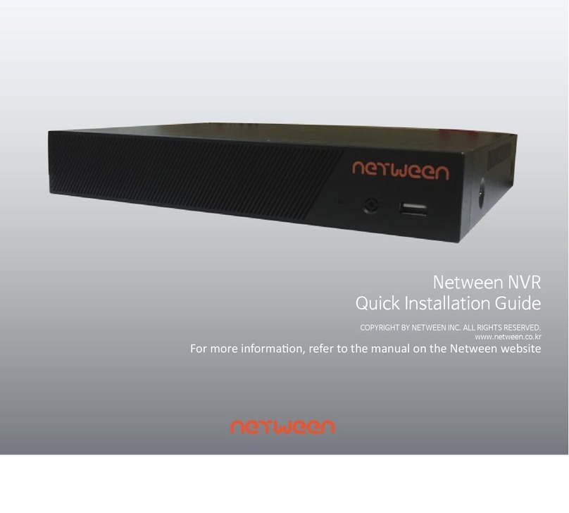 NETWEEN NVR Quick installation guide