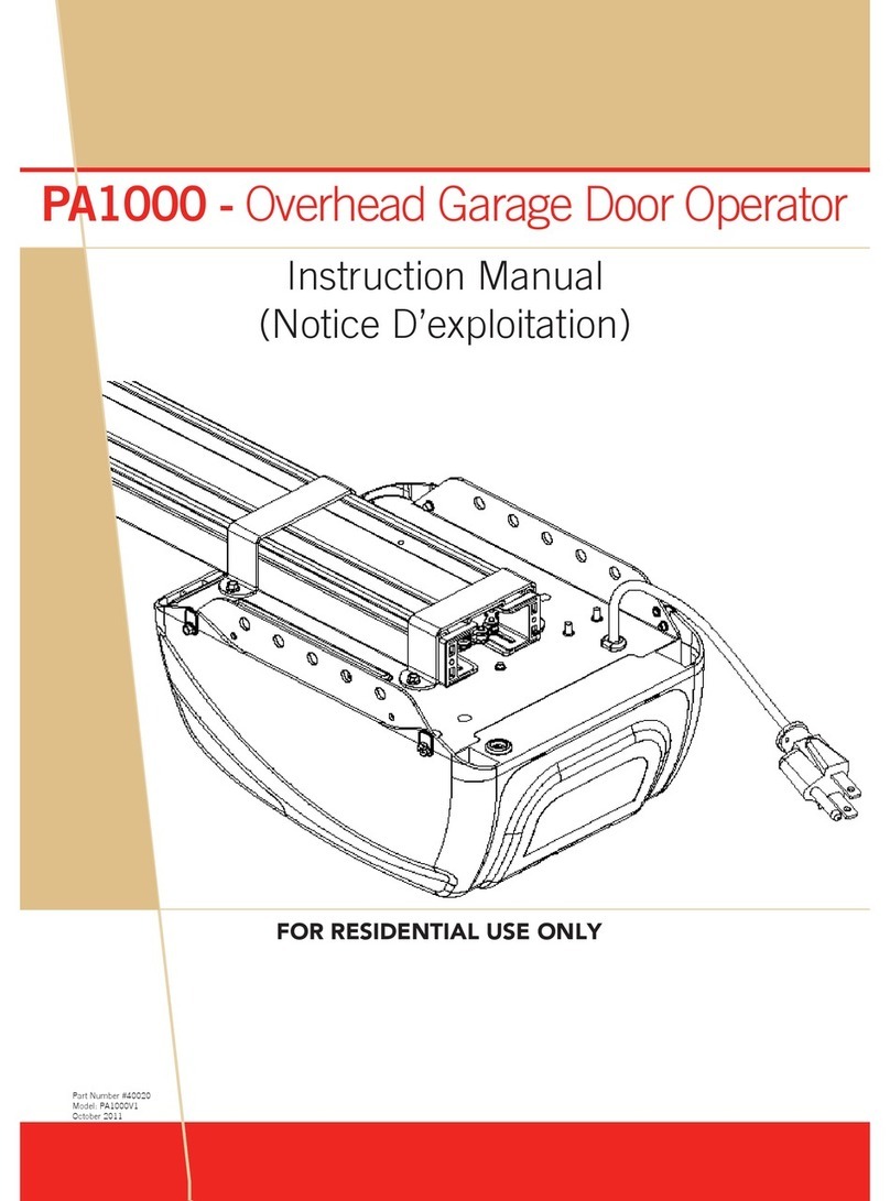 Automatic Technology PA1000V1 User manual