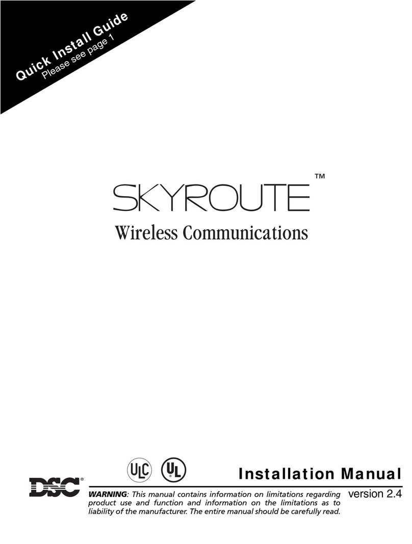 DSC SKYROUTE installation manual