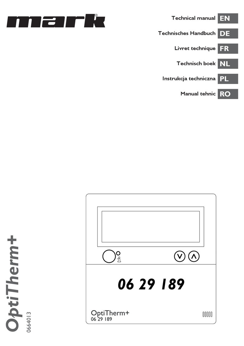 Mark OptiTherm Plus 06 29 189 Technical manual