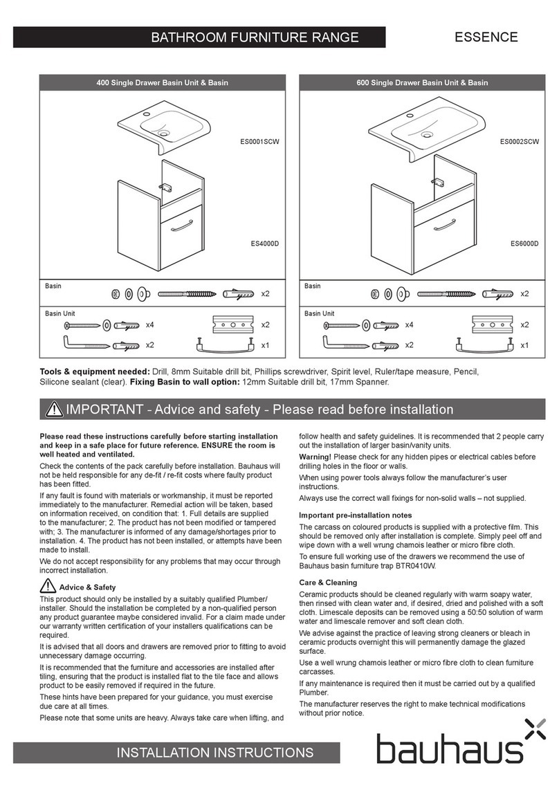 bauhaus ESSENCE 400 user manual