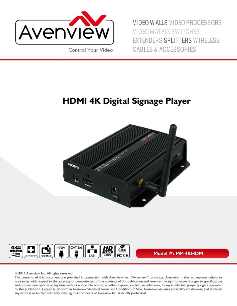 Avenview MP-4KHDM manual