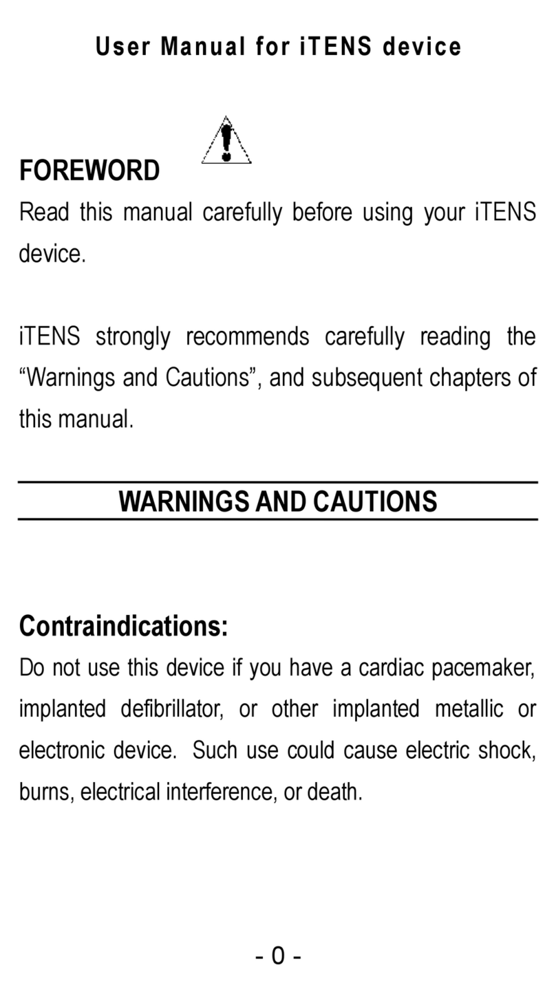 iTENS TN-30 user manual