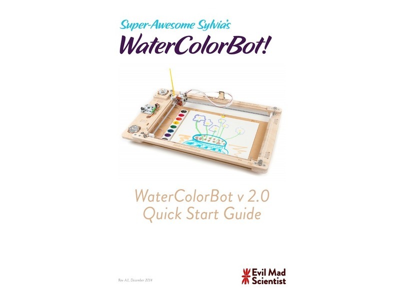Evil Mad Scientist WaterColorBot v 2.0 quick start guide