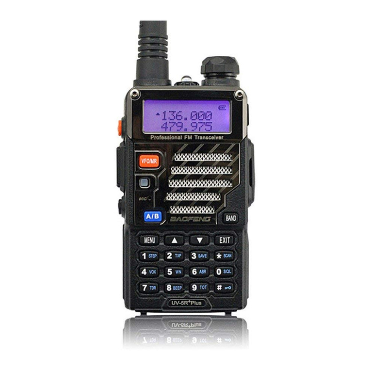 Baofeng UV-5R Plus Quick user guide