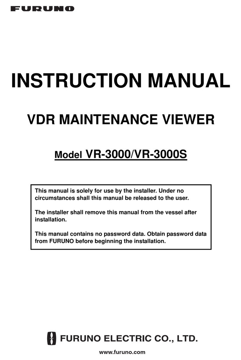 Furuno VR-3000 instruction manual