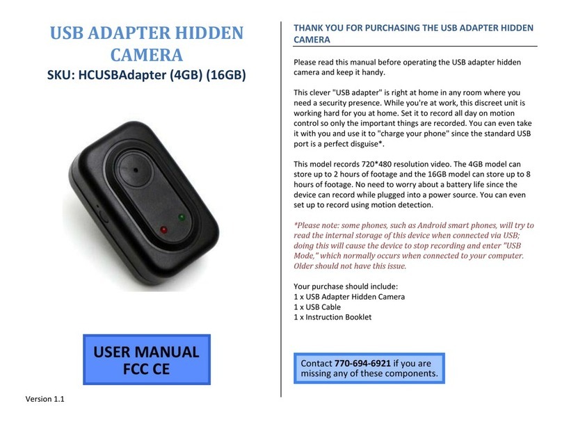 Mini Gadgets HCUSBAdapter user manual