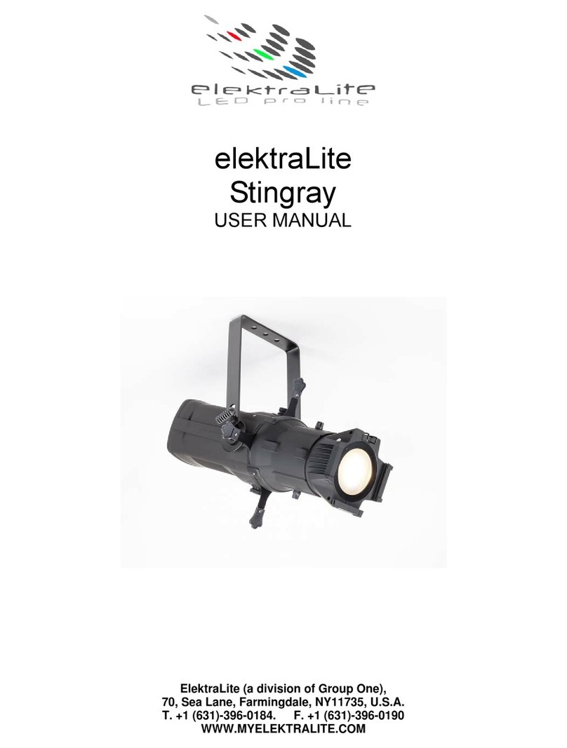 elektraLite Stingray user manual