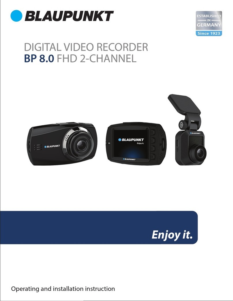 Blaupunkt BP 8.0 FHD 2-CHANNEL Assembly instructions