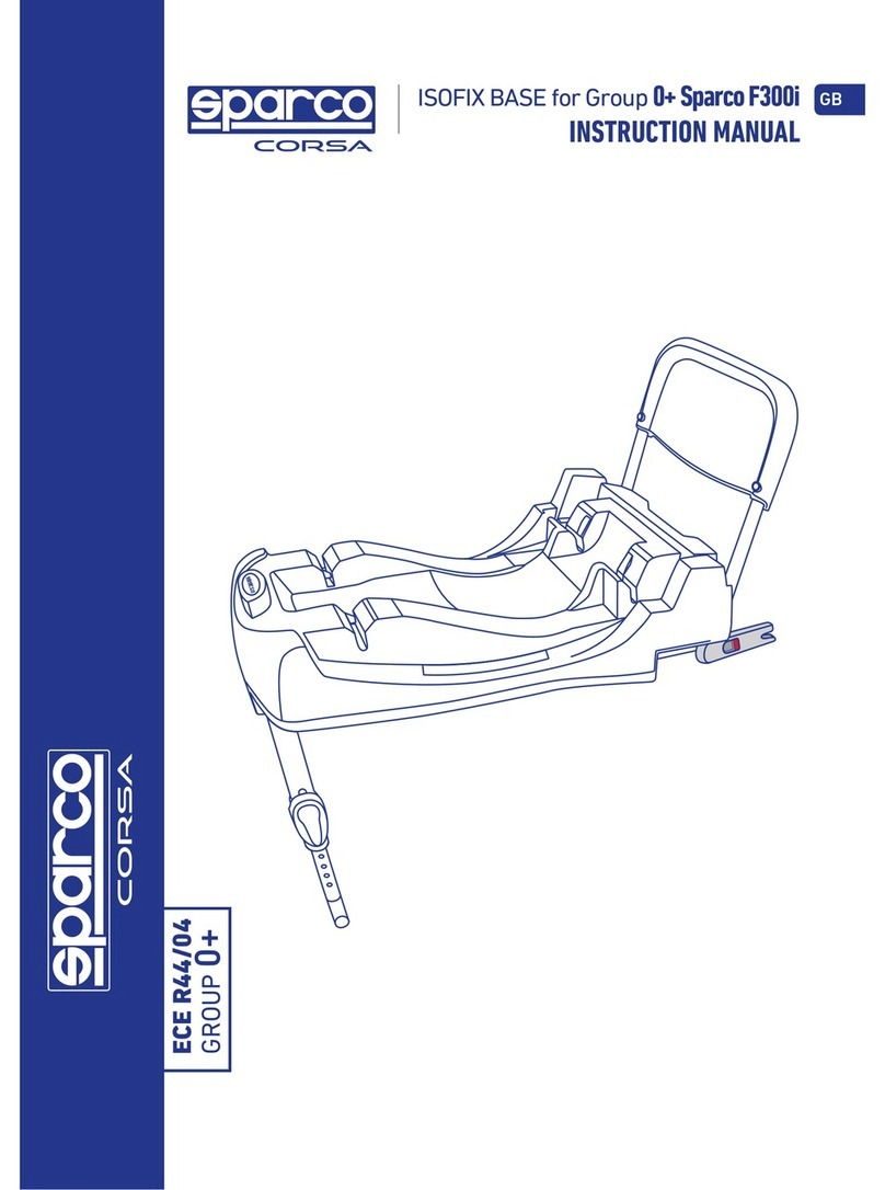 Sparco Corsa F300i instruction manual