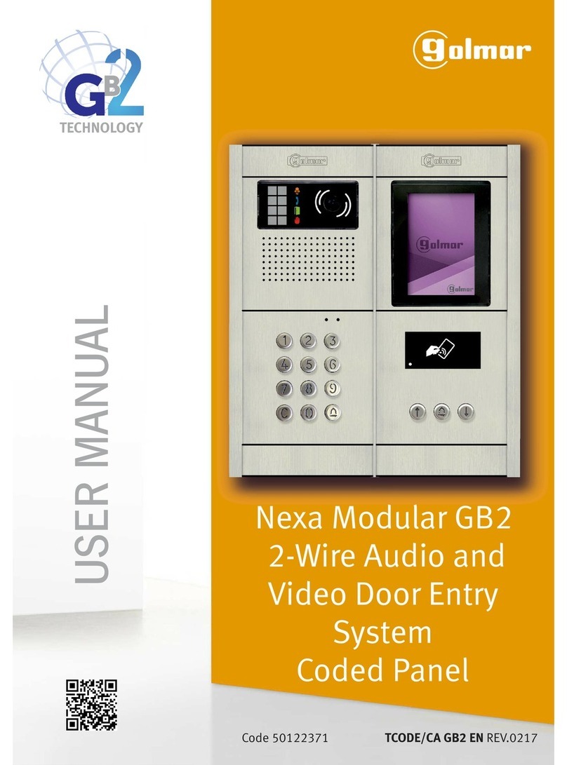 golmar GB2 Nexa Modular User manual