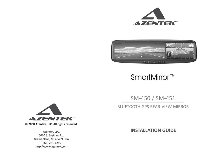 Azentek SmartMirror SM-450 installation guide