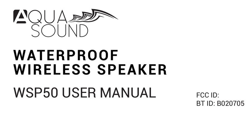 Aqua Sound WSP50 User manual