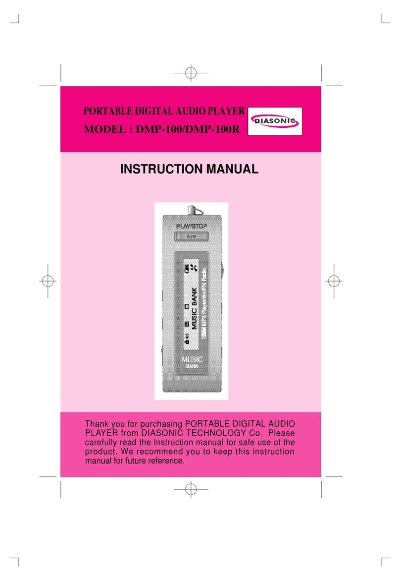 Diasonic DMP-100 User manual