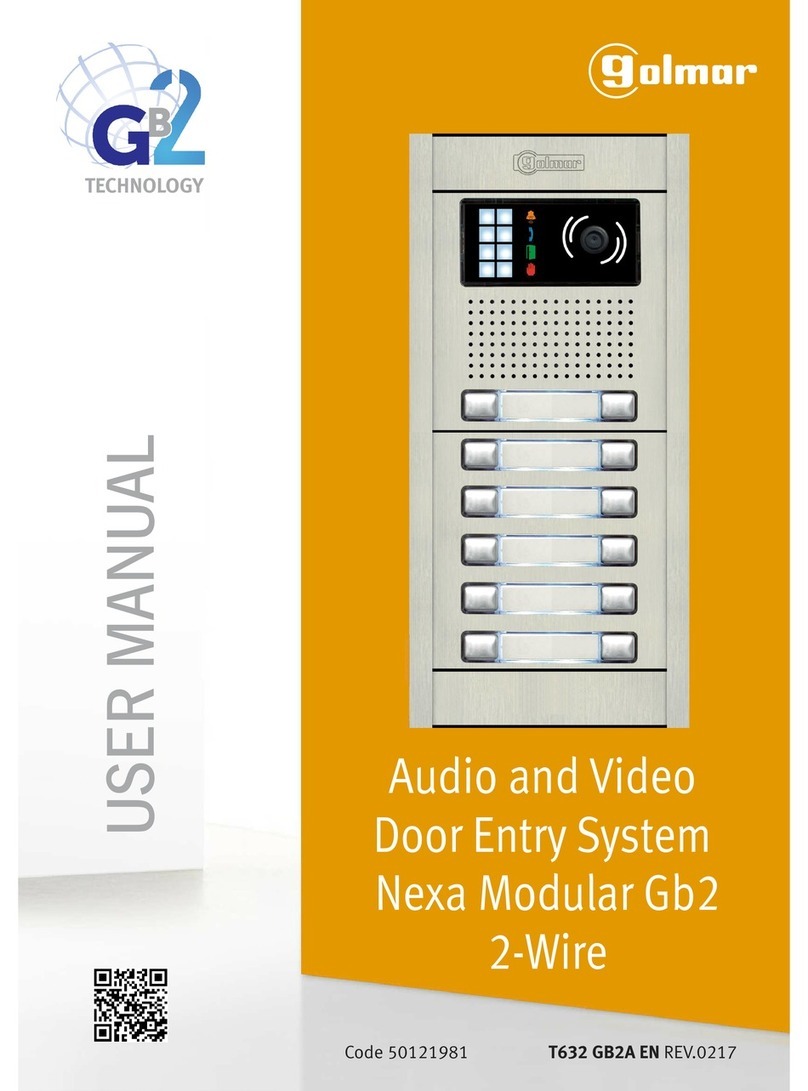 golmar GB2 Nexa Modular User manual