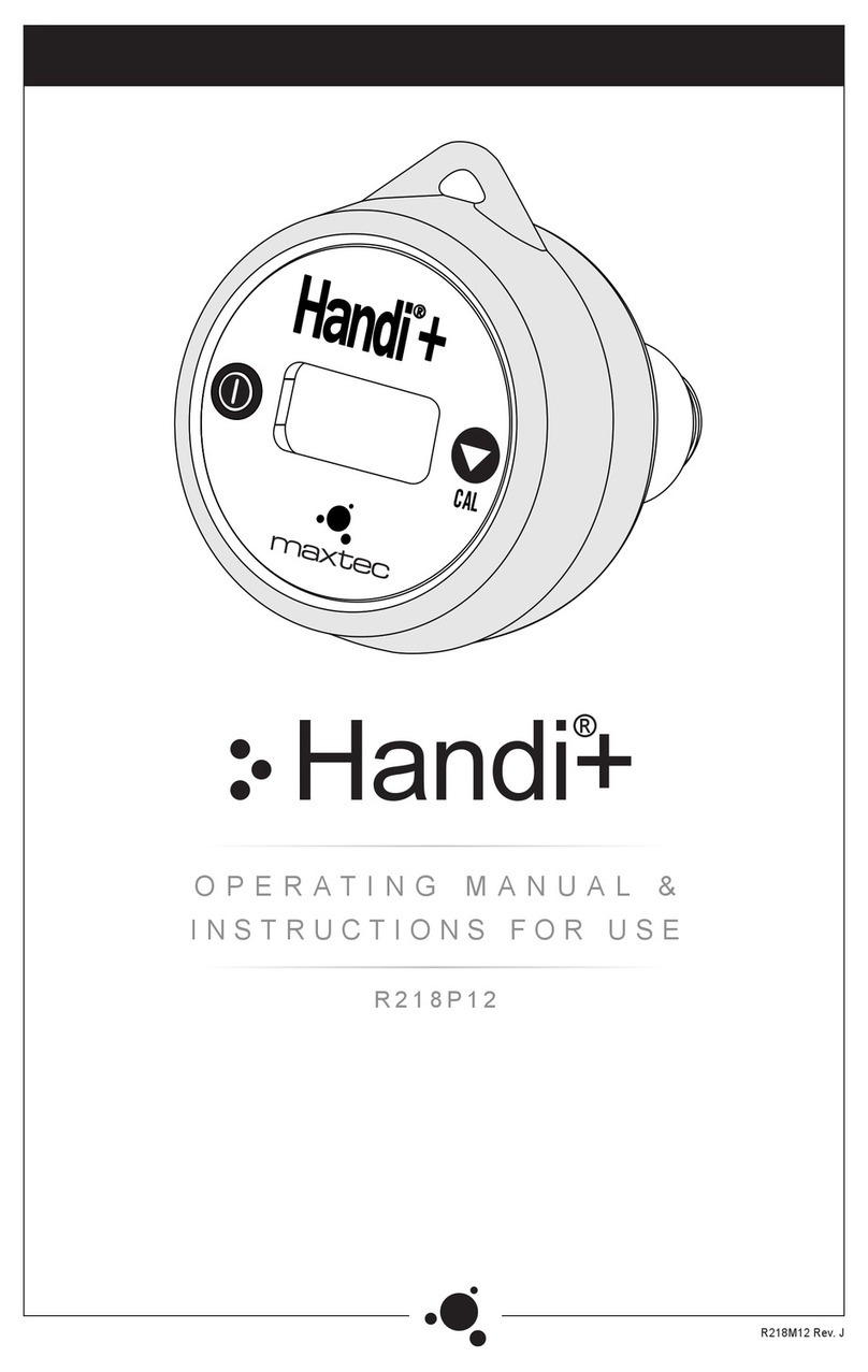 Maxtec Handi+ R218P12 User manual