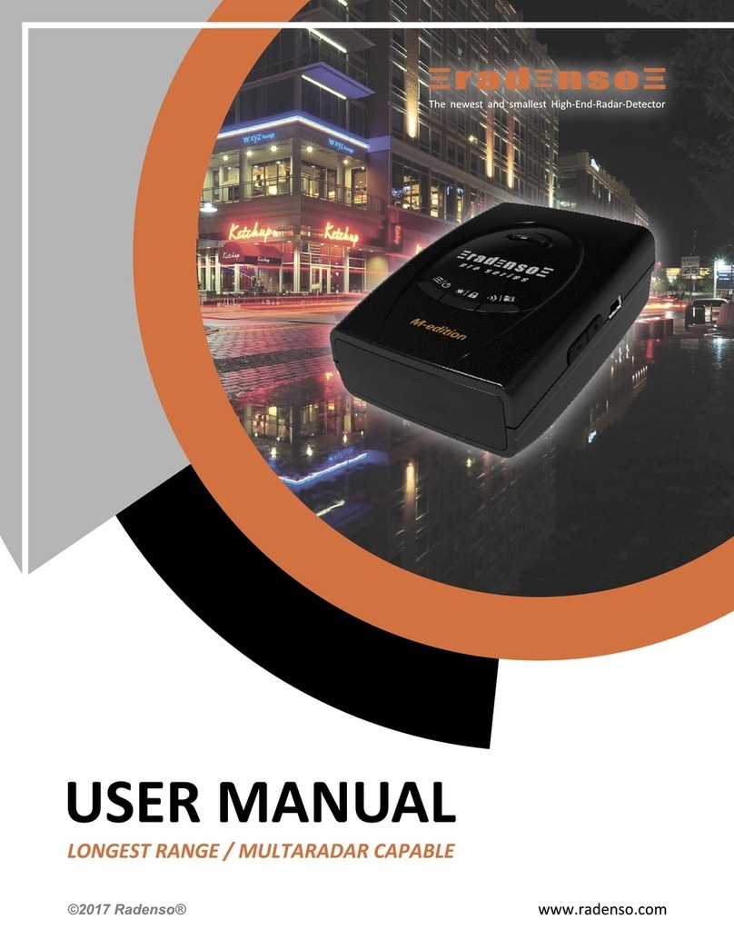 Radenso Pro M-Edition user manual