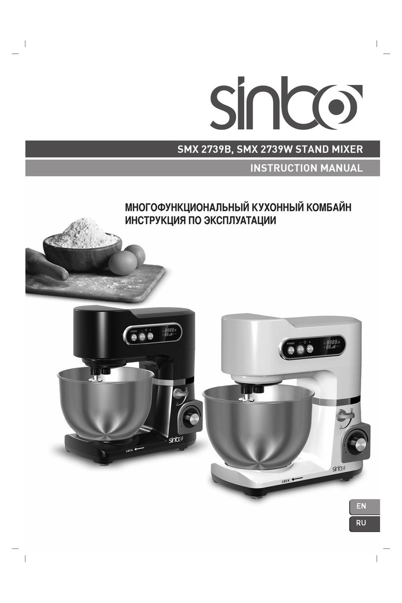 Sinbo SMX 2739B User manual