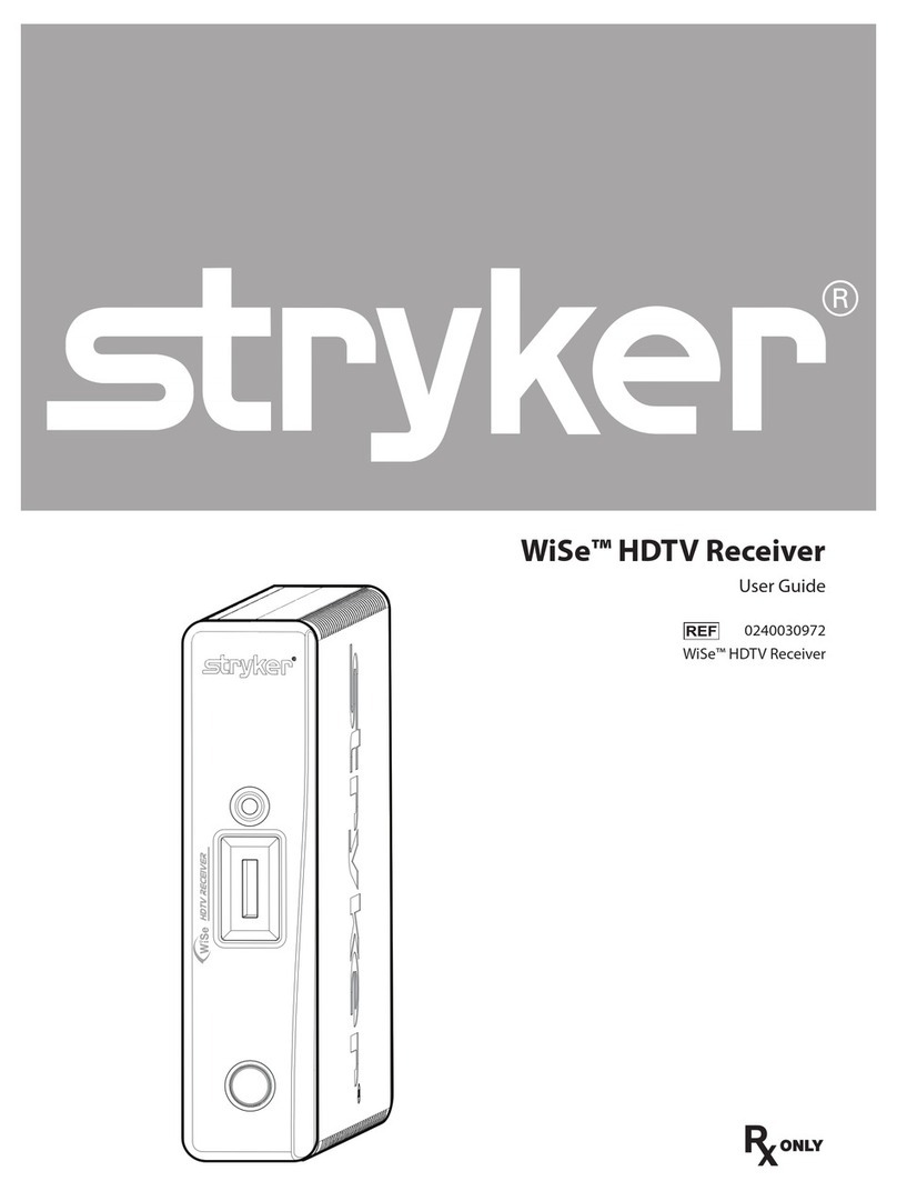 Stryker WiSe 0240030972 User manual
